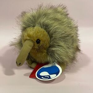 Kiwi Stuff Animal Digital Echidna Plush Toy NWT 8” long Excellent Condition